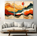 Abstract Mountain Wall Art – Framed Colorful Landscape by MyGreatCanvas | Canvas Wall Art Prints | Photo Prints & Wall Decor