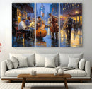 Colorful Jazz Wall Art - African American Music Canvas Print