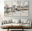 The Bow Bridge in Central Park Canvas, The Bow Bridge Canvas by MyGreatCanvas | Canvas Wall Art Prints | Photo Prints & Wall Decor