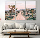 Joshua Tree Wall Art Canvas Print – Framed Desert Road Scene by MyGreatCanvas | Canvas Wall Art Prints | Photo Prints & Wall Decor