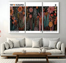 Modern Japanese Wall Art Canvas Print – Framed Abstract
