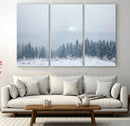 Winter Forest Wall Art Canvas Print – Framed Snowy Landscape by MyGreatCanvas | Canvas Wall Art Prints | Photo Prints & Wall Decor