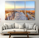 Ocean Sunset Wall Art Canvas Print – Nautical Beach