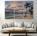 Tropical Storm Wall Art Canvas Print – Framed Moody Beach by MyGreatCanvas | Canvas Wall Art Prints | Photo Prints & Wall Decor