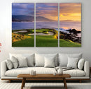 Pebble Beach Golf Wall Art Canvas Print – Iconic Coastal by MyGreatCanvas | Canvas Wall Art Prints | Photo Prints & Wall Decor