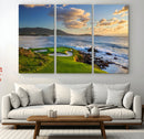 Pebble Beach Golf Links Wall Art Canvas Print – Iconic by MyGreatCanvas | Canvas Wall Art Prints | Photo Prints & Wall Decor
