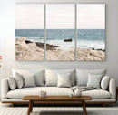 Coastal Ocean View Wall Art Canvas Print – Serene Rocky by MyGreatCanvas | Canvas Wall Art Prints | Photo Prints & Wall Decor
