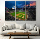 Target Field Wall Art Canvas Print – Baseball Stadium Scene, by MyGreatCanvas | Canvas Wall Art Prints | Photo Prints & Wall Decor
