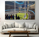 Chicago Dome Stadium Wall Art Canvas Print – Framed Modern