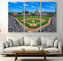 Wrigley Field Baseball Stadium Canvas Wall Art – Packed by MyGreatCanvas | Canvas Wall Art Prints | Photo Prints & Wall Decor