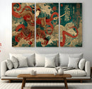Tsukioka Yoshitoshi Samurai Wall Art – Japanese Katana by MyGreatCanvas | Canvas Wall Art Prints | Photo Prints & Wall Decor