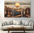Wood Mountain Wall Art Canvas Print – Layered Forest and by MyGreatCanvas | Canvas Wall Art Prints | Photo Prints & Wall Decor
