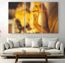 Gold Buddha Statue Hands Wall Art Canvas Print by MyGreatCanvas | Canvas Wall Art Prints | Photo Prints & Wall Decor