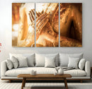Buddha Statue Hands Wall Art Canvas Print by MyGreatCanvas | Canvas Wall Art Prints | Photo Prints & Wall Decor