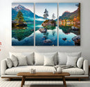 Crystal Clear Lake Wall Art | Mountains Wall Art Canvas | 3 by MyGreatCanvas | Canvas Wall Art Prints | Photo Prints & Wall Decor