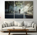 Cycling Road Bike in the Morning, Cycling Road Bike Canvas by MyGreatCanvas | Canvas Wall Art Prints | Photo Prints & Wall Decor