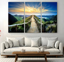 Mountain and Sunset Wall Art Canvas Print by MyGreatCanvas | Canvas Wall Art Prints | Photo Prints & Wall Decor