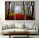 Foggy Forest Wall Art Landscape Canvas Print