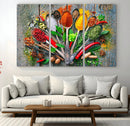 Spoonful of Spices Cooking Wall Art Canvas Print - Vibrant by MyGreatCanvas | Canvas Wall Art Prints | Photo Prints & Wall Decor