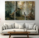 Baby Bears in Forest Wall Art Canvas Print by MyGreatCanvas | Canvas Wall Art Prints | Photo Prints & Wall Decor
