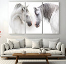 White Horse Wall Art Animal Canvas Print by MyGreatCanvas | Canvas Wall Art Prints | Photo Prints & Wall Decor