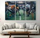 American Football Playing Wall Art Canvas Print by MyGreatCanvas | Canvas Wall Art Prints | Photo Prints & Wall Decor