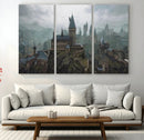 Disney Castle Wall Art Canvas Print, Living Kids Home Room