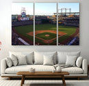 Colorado Rockies Coors Field Wall Art Canvas Print - MLB