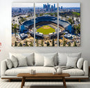 Los Angeles Dodgers Dodger Stadium Wall Art Canvas Print -