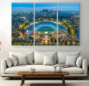 Los Angeles Dodgers Wall Art Canvas, Dodger Stadium Wall Art
