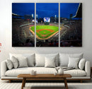 Truist Park Night Game Canvas Art - Atlanta Braves Stadium