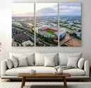 Old Trafford Manchester United Stadium Wall Art Canvas Print