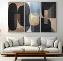 Minimalist Wabi Sabi Abstract Geometric Wall Art Canvas