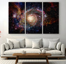 Nebula and Galaxies in Space Wall Art Canvas Print, Spiral
