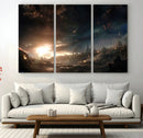 Avengers Planet Wall Art Canvas Print
