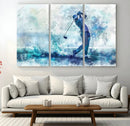 Golf Swing Wall Art Canvas Print - Sports-Inspired