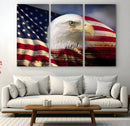 American Flag Eagle Symbol Wall Art, American Flag Eagle by MyGreatCanvas | Canvas Wall Art Prints | Photo Prints & Wall Decor