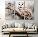Barn Owl Wall Art | Watercolor Barn Owl Canvas Print | by MyGreatCanvas | Canvas Wall Art Prints | Photo Prints & Wall Decor