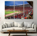 Wisconsin Badgers Football Team Print - Madison Camp Randall by MyGreatCanvas | Canvas Wall Art Prints | Photo Prints & Wall Decor