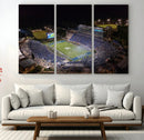 Duke University Blue Devils Football Print Canvas - Durham