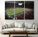 Miami Hurricanes Football Team Print Canvas- Miami Hard Rock by MyGreatCanvas | Canvas Wall Art Prints | Photo Prints & Wall Decor