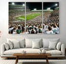 Michigan State Spartans Football Canvas Print - East Lansing