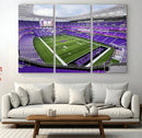 Northwestern University Wildcats Football Team Print - by MyGreatCanvas | Canvas Wall Art Prints | Photo Prints & Wall Decor