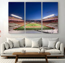 Rutgers Scarlet Knights Football Team Print - Piscataway SHI by MyGreatCanvas | Canvas Wall Art Prints | Photo Prints & Wall Decor
