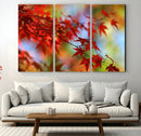 Red Leaves Autumn Forest Wall Art Canvas, Red Leaves Autumn by MyGreatCanvas | Canvas Wall Art Prints | Photo Prints & Wall Decor