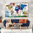 World Map Canvas Print – Framed Travel Map Wall Art for by MyGreatCanvas | Canvas Wall Art Prints | Photo Prints & Wall Decor