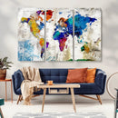World Map Canvas Print – Framed Travel Map Wall Art for by MyGreatCanvas | Canvas Wall Art Prints | Photo Prints & Wall Decor
