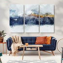 Abstract Mountain Range Art Canvas Print | 3 Panel by MyGreatCanvas | Canvas Wall Art Prints | Photo Prints & Wall Decor