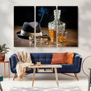 Bourbon Whiskey Wall Art Canvas Print, Vintage Bottle and by MyGreatCanvas | Canvas Wall Art Prints | Photo Prints & Wall Decor