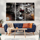 Red Wine and Glass Canvas Print by MyGreatCanvas | Canvas Wall Art Prints | Photo Prints & Wall Decor